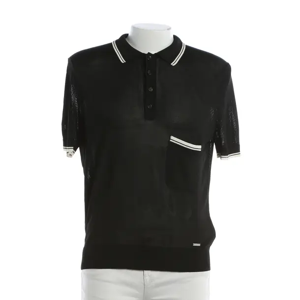 Polo Shirt, in Black, Viscose, Dsquared