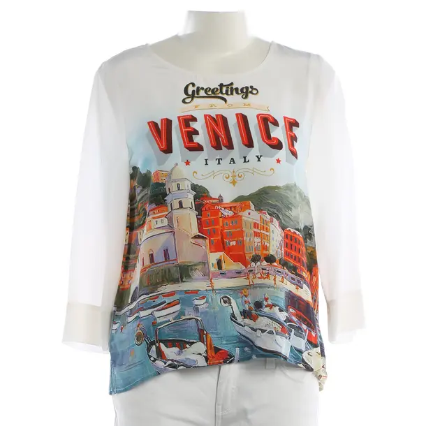 Bluse, in Mehrfarbig, Seide, Grace