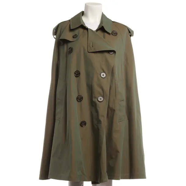 Poncho, in Green, Cotton, Burberry London
