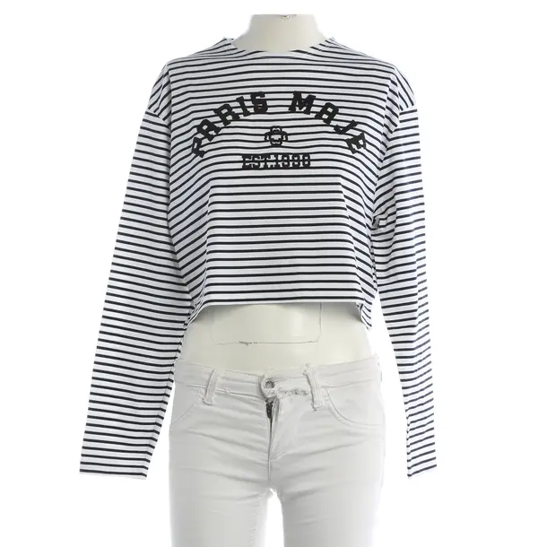 Long Sleeve Shirt, in Navy, Cotton, Maje