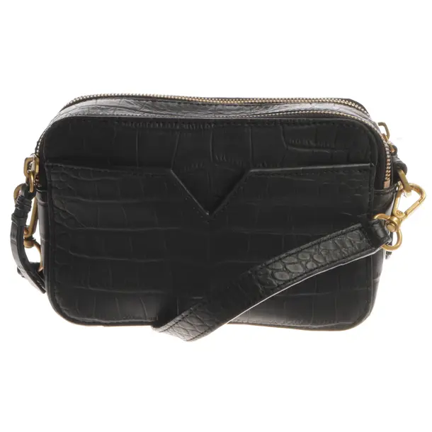 Borsa a cinture a tracolla, in Nero, Pelle, I Visionari