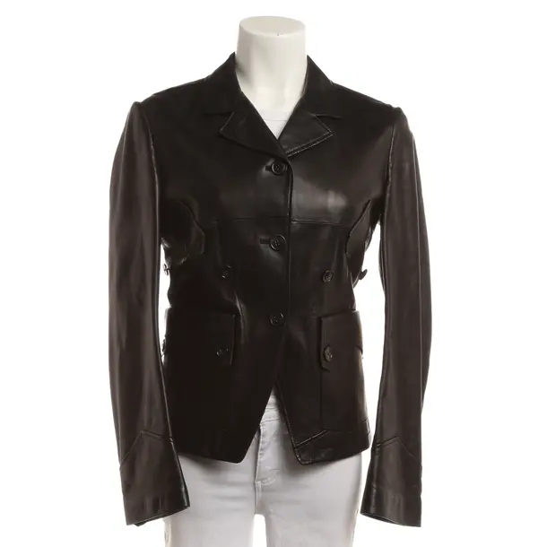 Lederjacke, in Schwarz, Leder, Jil Sander