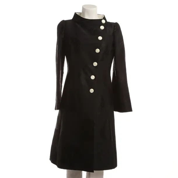 Mid-Season Coat, in Black, Acetate, Armani Collezioni