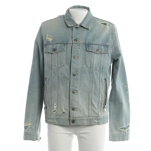 Denim Jacket, in Light Blue, Cotton, Balmain