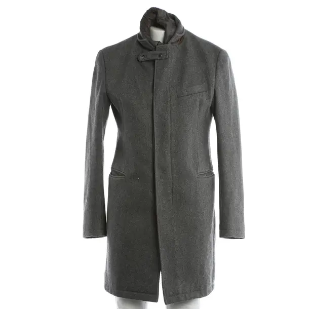 Winter Coat, in Gray, Wool, Frauenschuh