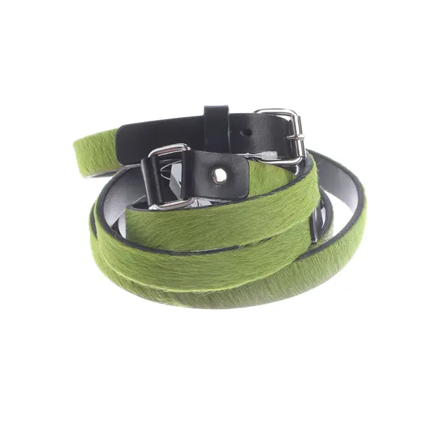Belt, in Green, Leather, Marc Cain