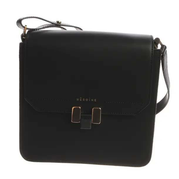 Borsa a cinture a tracolla, in Nero, Pelle, Maison Hēroïne