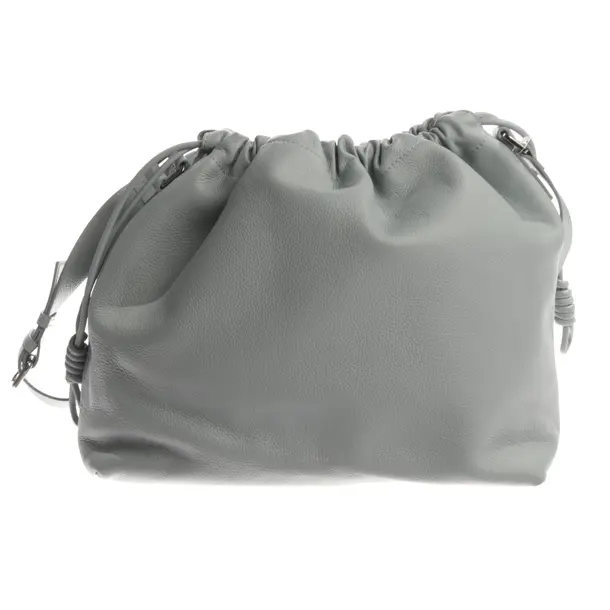 Schultertasche, in Hellblau, Leder, Copenhagen