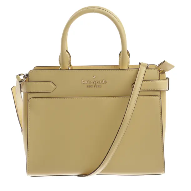 Handbag, in Pastel Yellow, Leather, Kate Spade New York