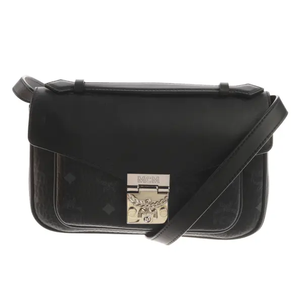 Cross Body Bag, in Black, Leather, MCM