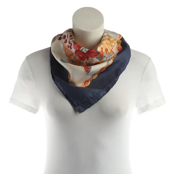 Shawl, in Multicolored, Silk, Salvatore Ferragamo