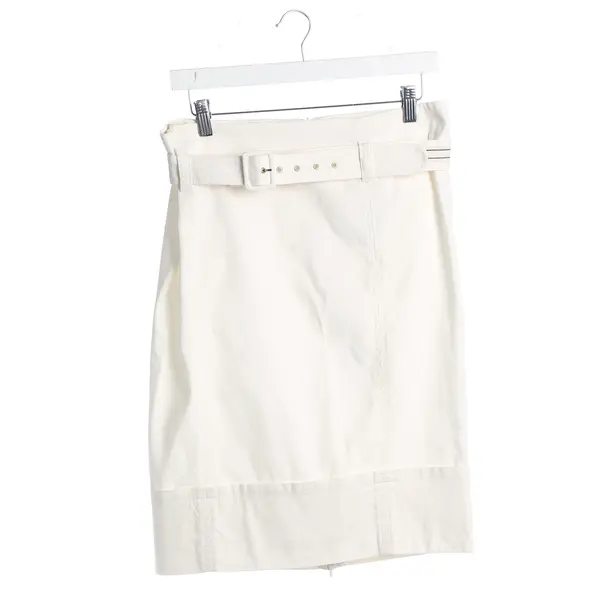 Rock, in Cream, Leinen, Max Mara
