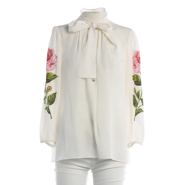 Bluse, in Beige, Seide, Dolce & Gabbana