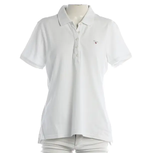 Poloshirt, in Weiß, Baumwolle, Gant