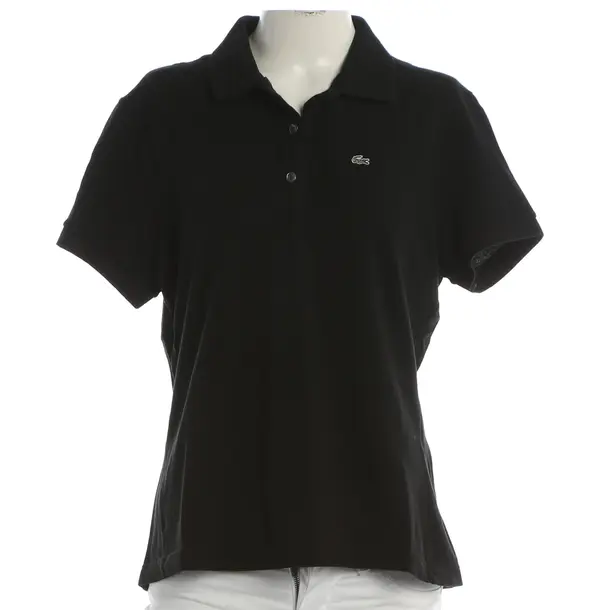 Poloshirt, in Schwarz, Baumwolle, Lacoste