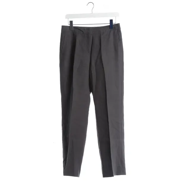 Hose, in Grau, Leinen, Max Mara