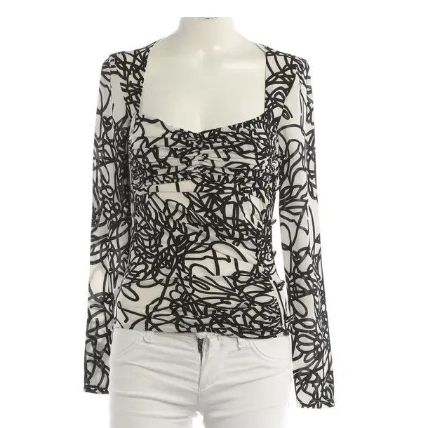 Blouse, in White, Silk, Versace