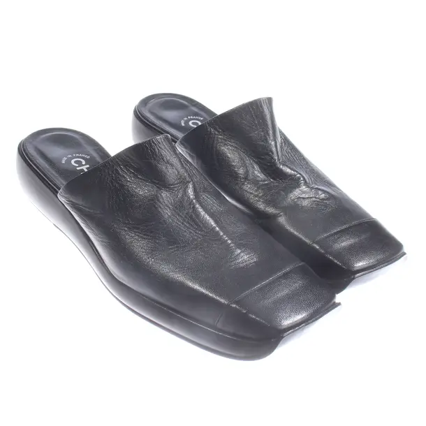 Mules, in Schwarz, Chanel