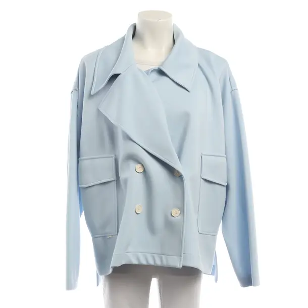 Mid-Season Jacket, in Light Blue, Viscose, Riani