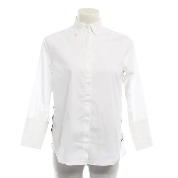 Blouse, in White, Cotton, Mos Mosh