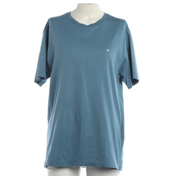 T-Shirt, in Blue, Cotton, Stone Island