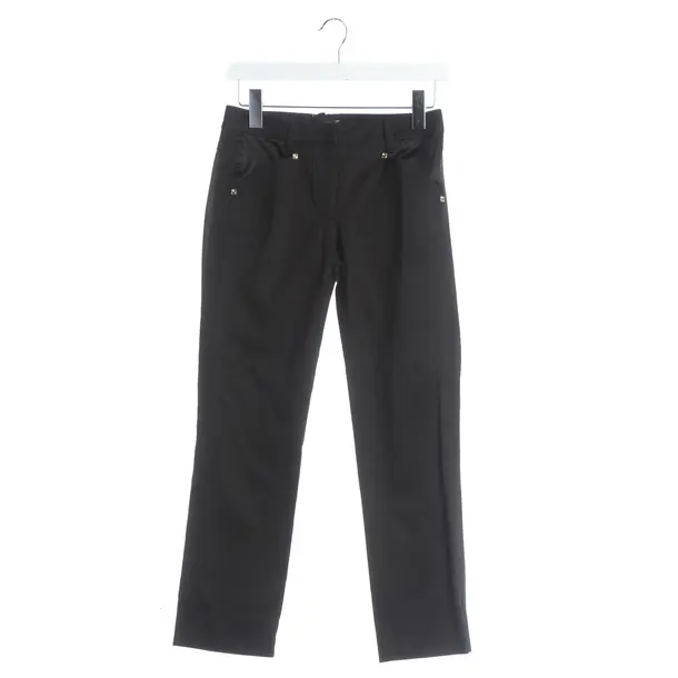 Pants, in Black, Cotton, Roberto Cavalli