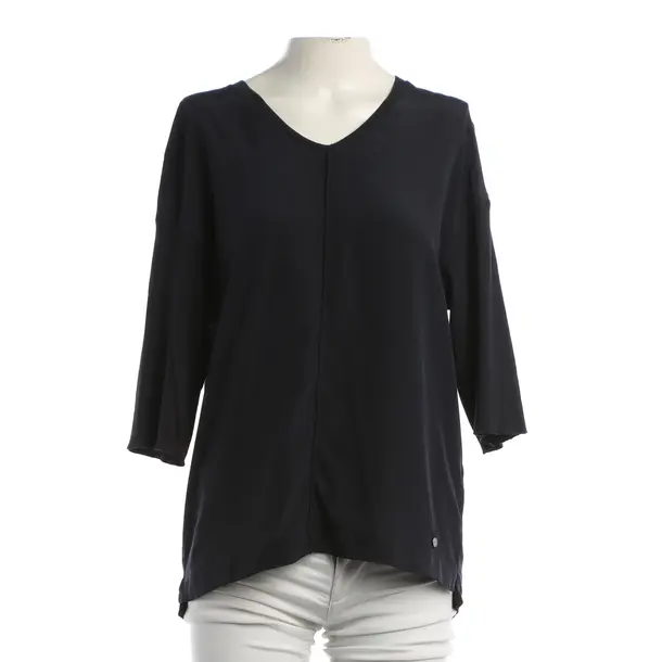 Long Sleeve Shirt, in Navy, Cotton, Marc Cain