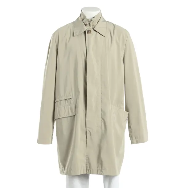 Overcoat, in Light Gray, Polyester, Fay