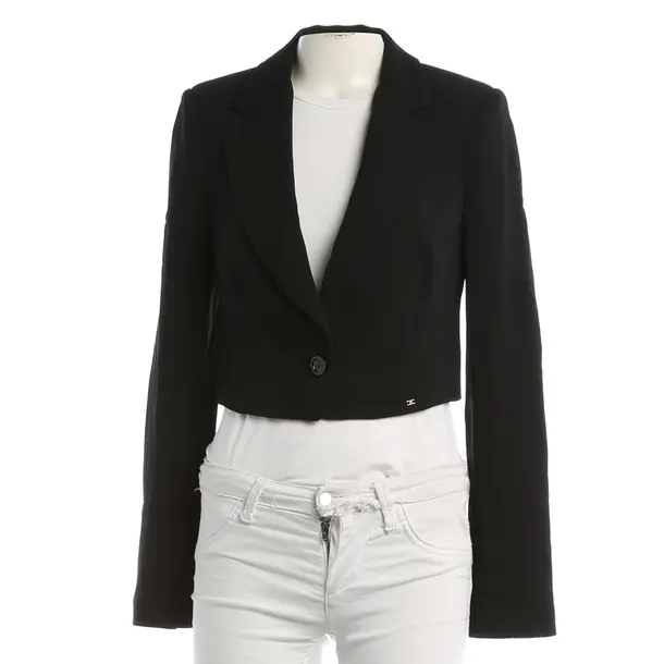 Blazer, in Black, Viscose, Elisabetta Franchi