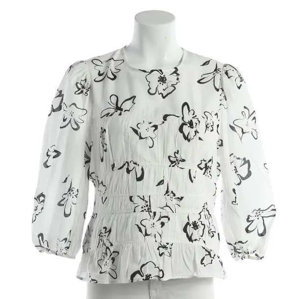 Blouse, in White, Cotton, Ivy Oak
