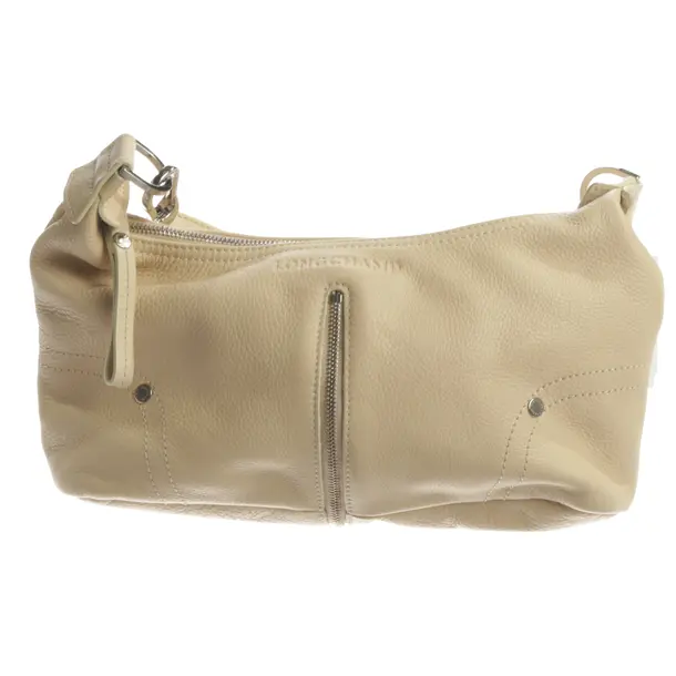 Shoulder Bag, in Beige, Leather, Longchamp