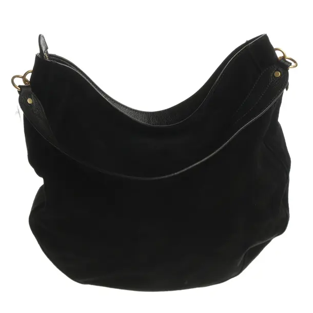 Hobo Bag, in Schwarz, Veloursleder, Coccinelle