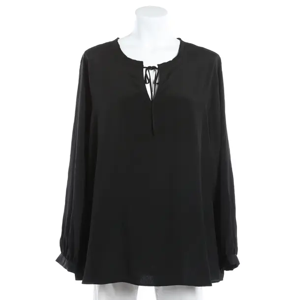 Blouse, in Black, Acetate, Riani
