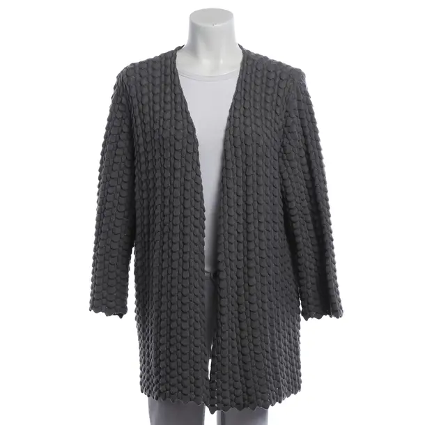Cardigan, in Gray, Wool, Riani