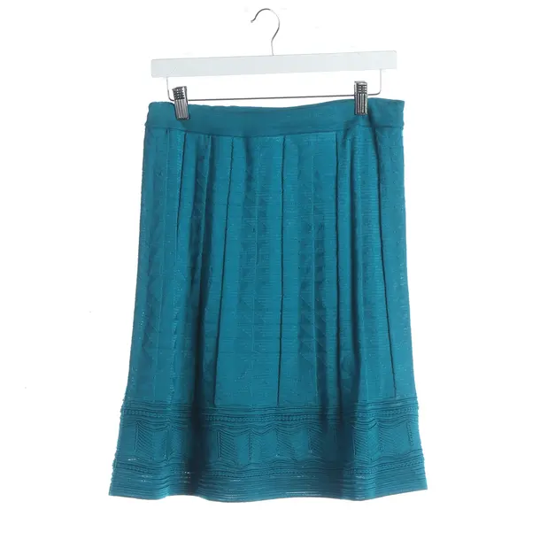 Skirt, in Turquoise, Wool, Missoni M