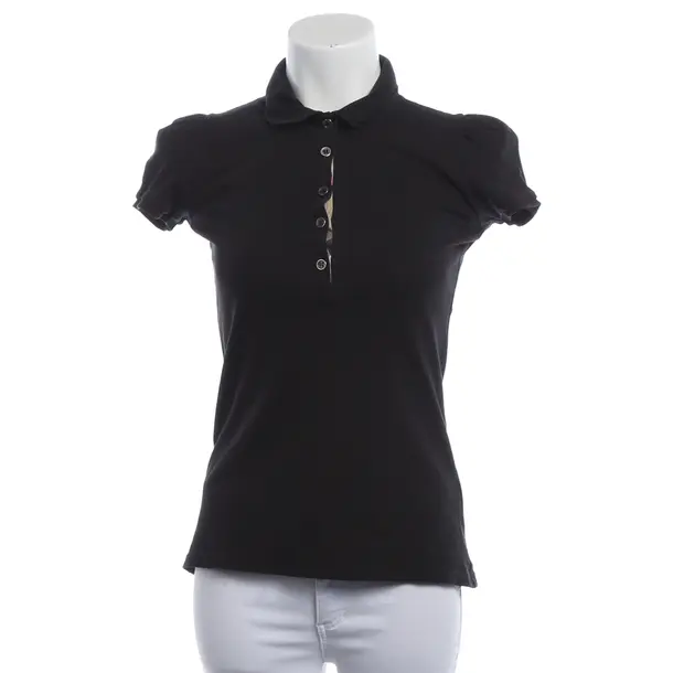 Polo Shirt, in Black, Cotton, Burberry Brit