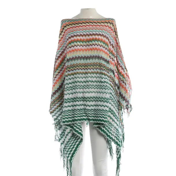 Poncho, in Multicolored, Cotton, Missoni