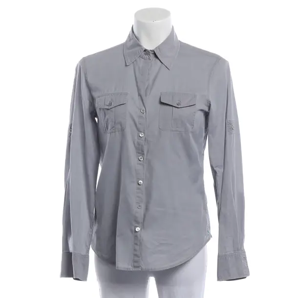 Blouse, in Gray, Cotton, Strenesse