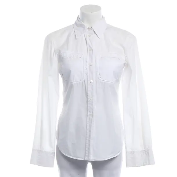Blouse, in White, Cotton, Strenesse