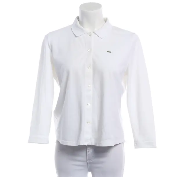 Blouse, in White, Baumwolle, Lacoste