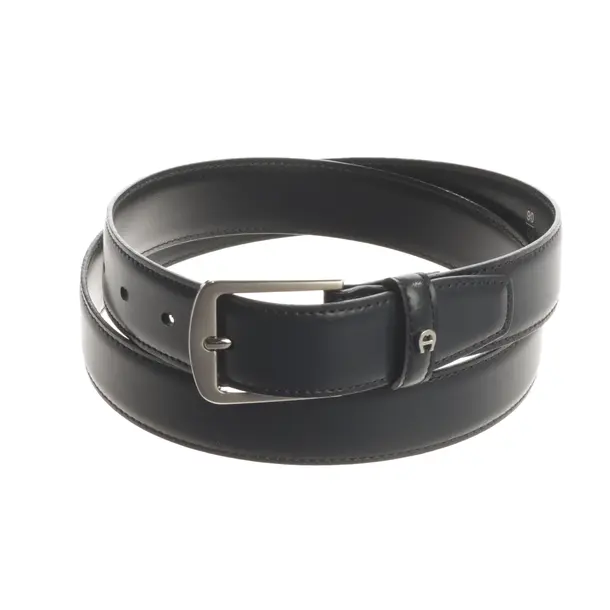 Belt, in Navy, Leather, Aigner