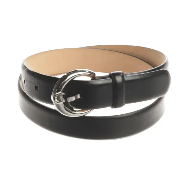 Belt, in Black, Leather, Aigner