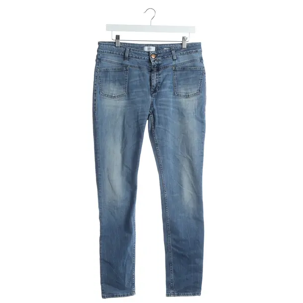 Jeans slim fit, in Blu, Cotone, Chiuso