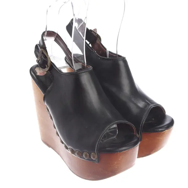 Wedges, in Black, Jeffrey Campbell