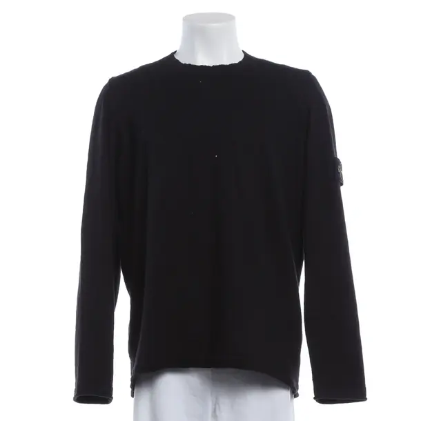 Pullover, in Schwarz, Baumwolle, Stone Island