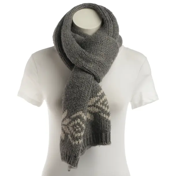 Schal, in Grau, Wolle, Moncler