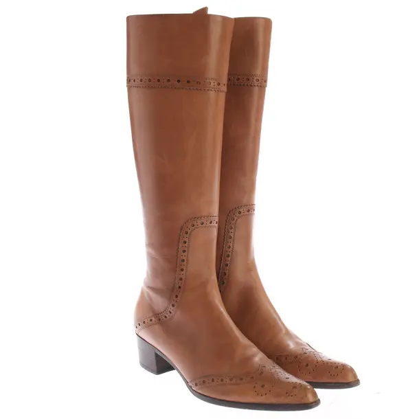 Stiefel, in Hellbraun, Jil Sander