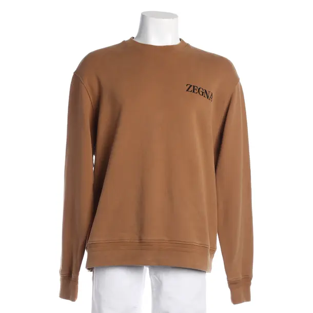 Felpa, in Marrone, Cotone, Zegna