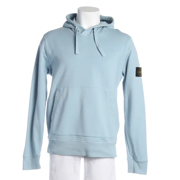 Hoodie, in Light Blue, Cotton, Stone Island