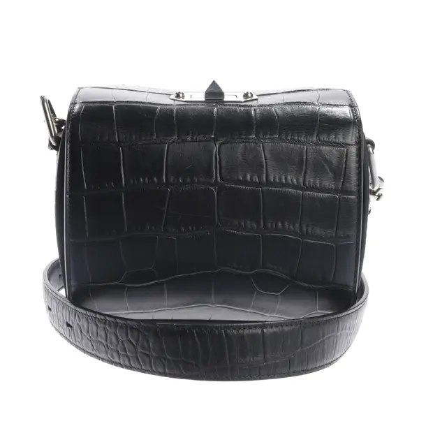 Shoulder Bag, in Black, Leather, Alexander McQueen